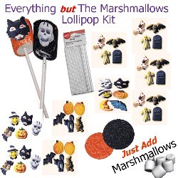 Marshmallow Lollipop Kit for Halloween Treats