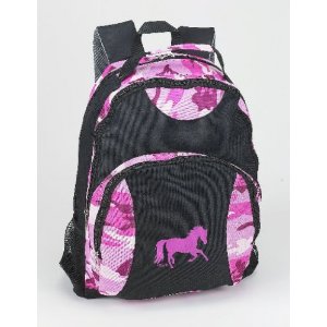 Pink Camo Girls Backpack