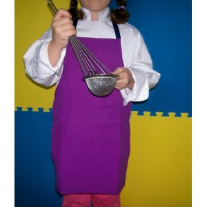 Purple Kids apron