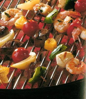 shrimp kebabs - kids cooking