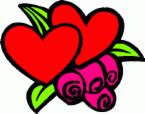 kids calendar february hearts roses valentines day